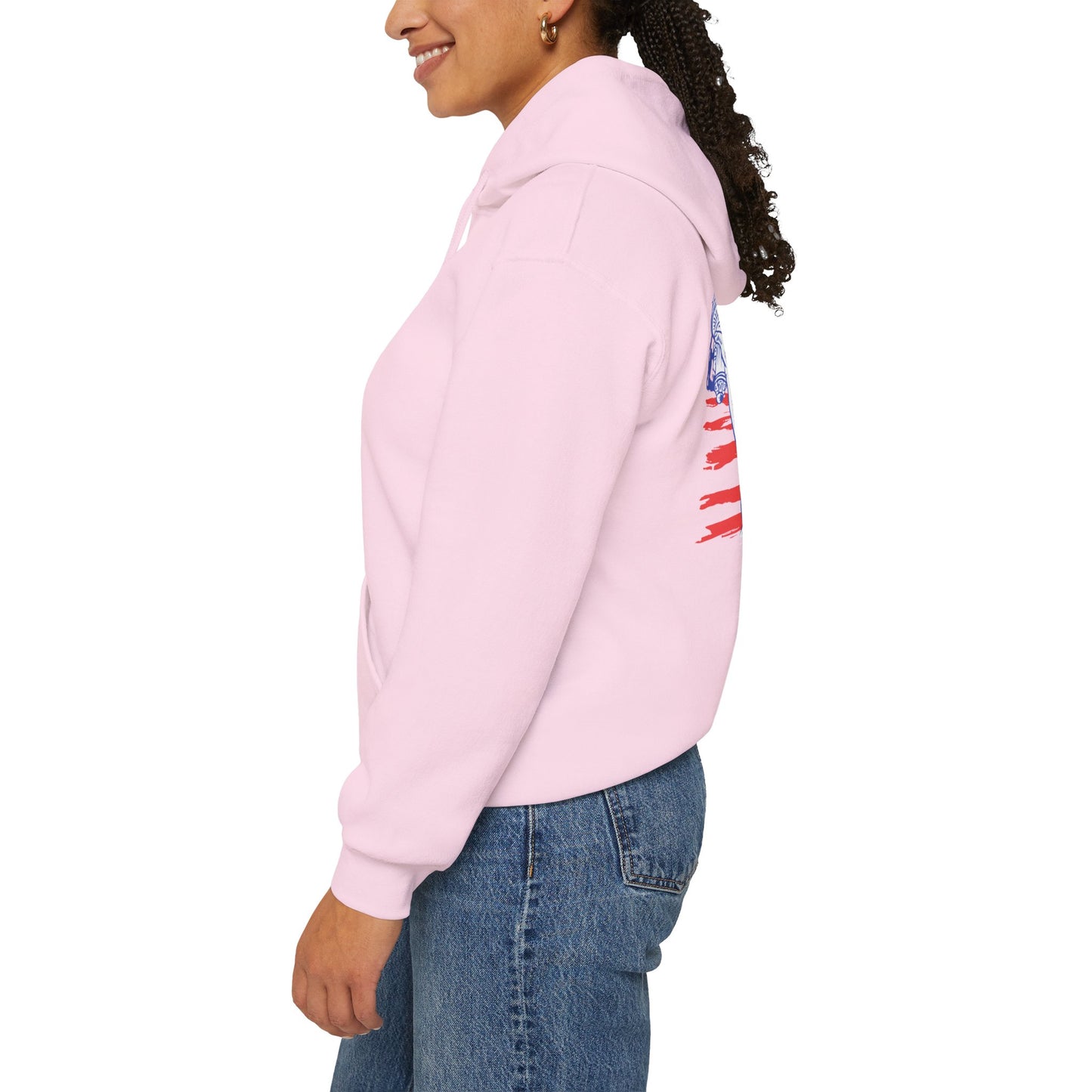 NYC hoodie pink