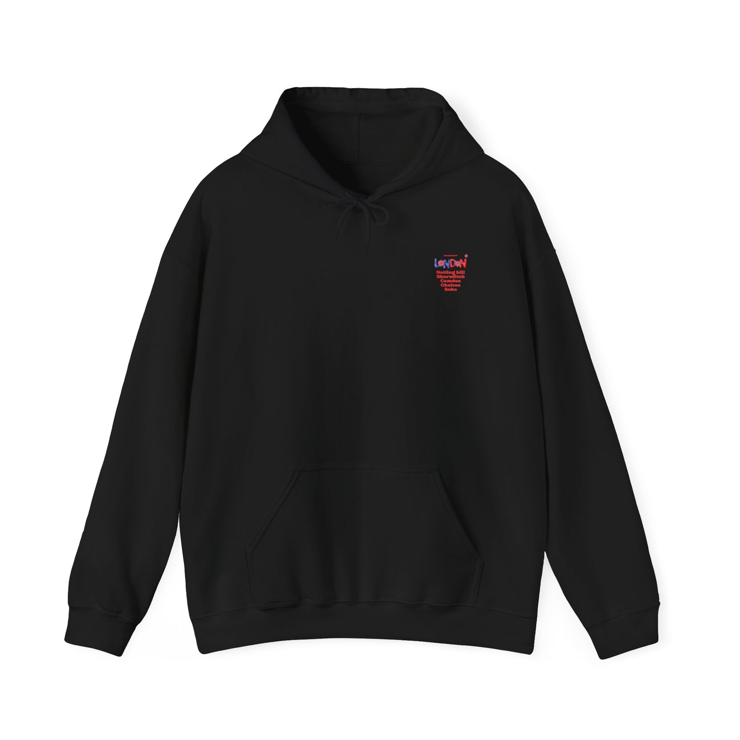 Stylish London hoodie black