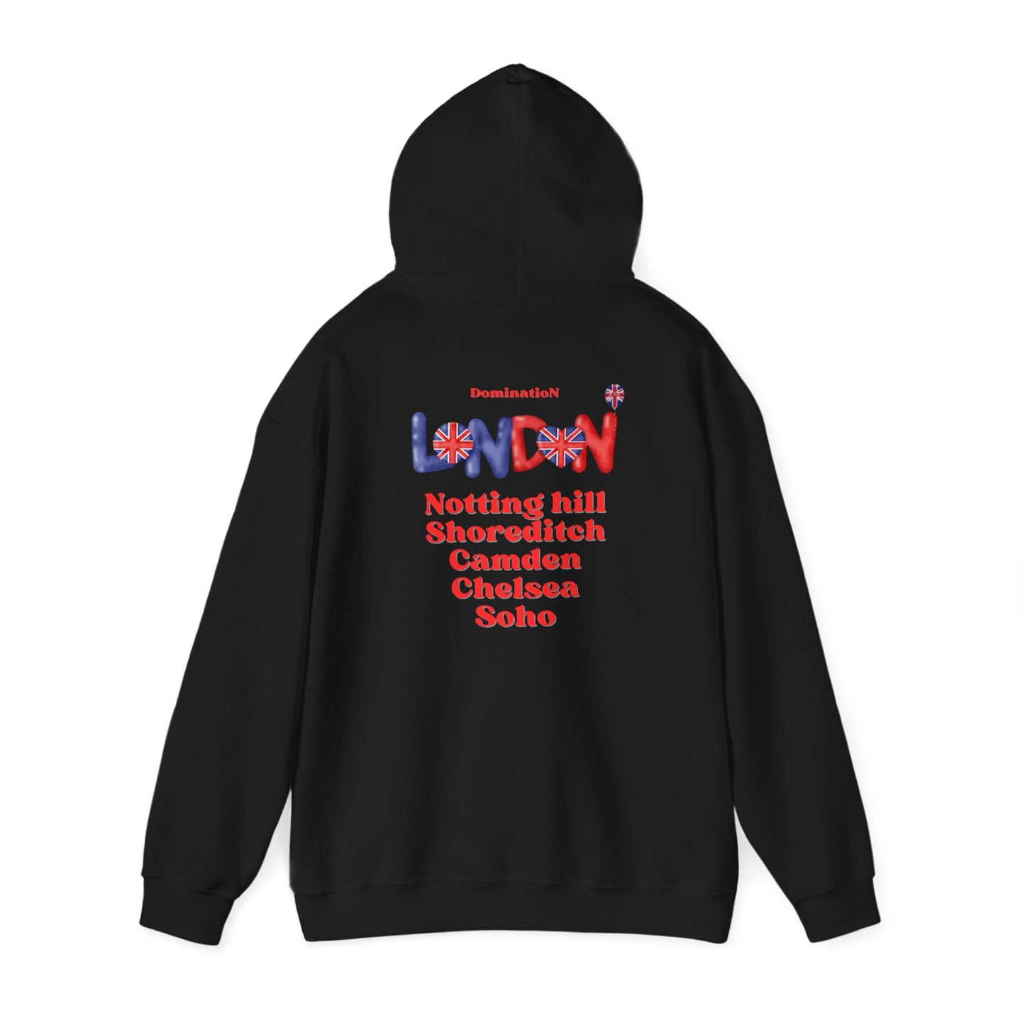 Stylish London hoodie black