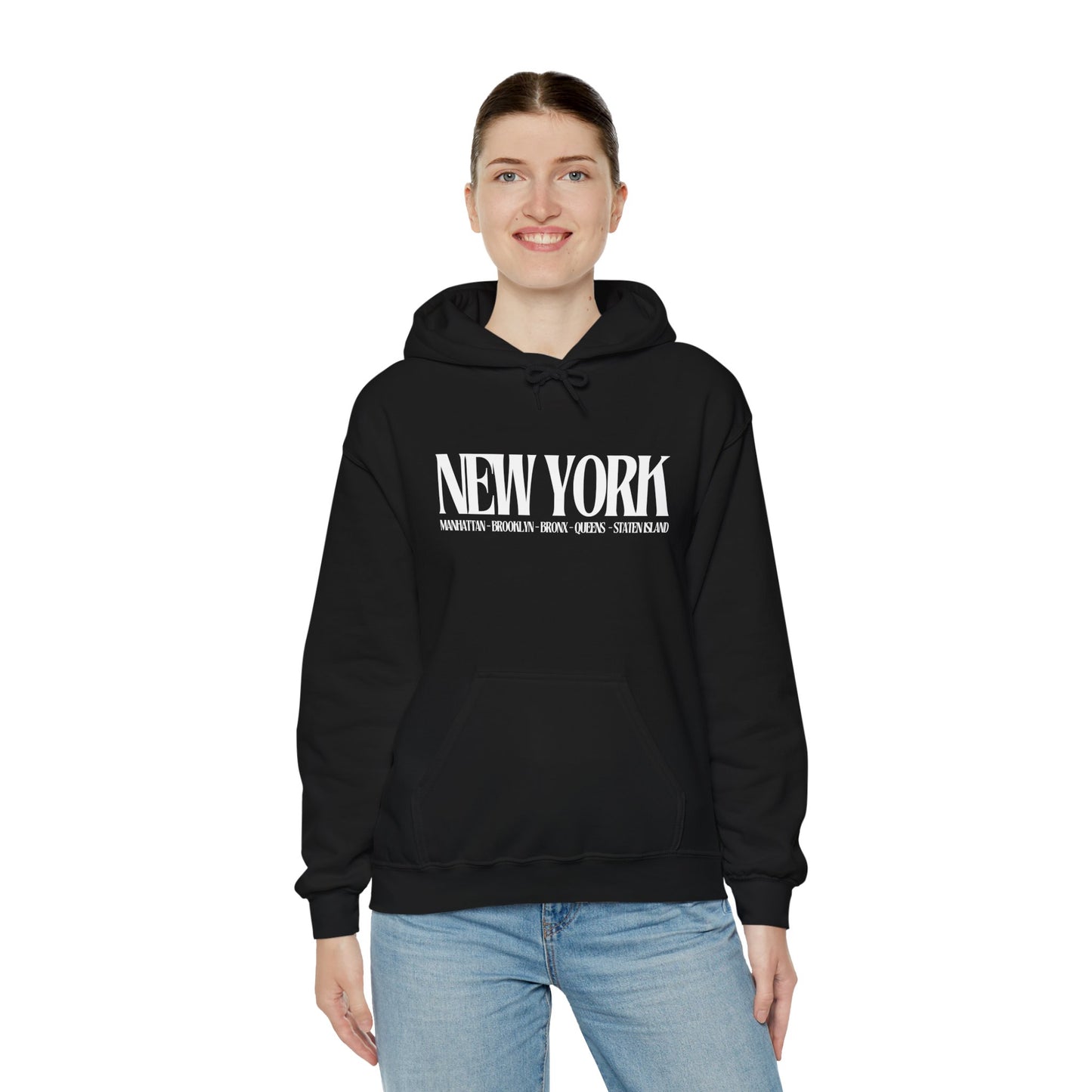 NYC hoodie black