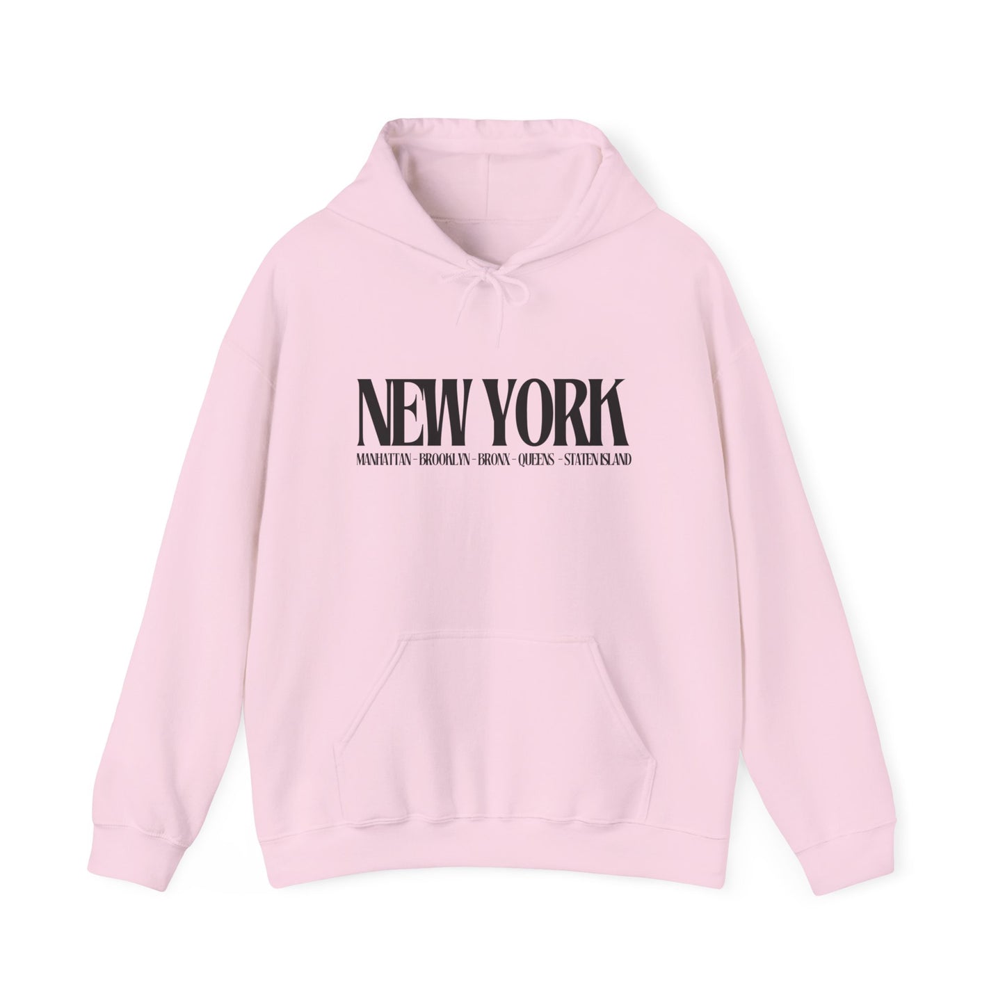 NYC hoodie pink