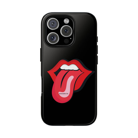 Bold tongue phone case