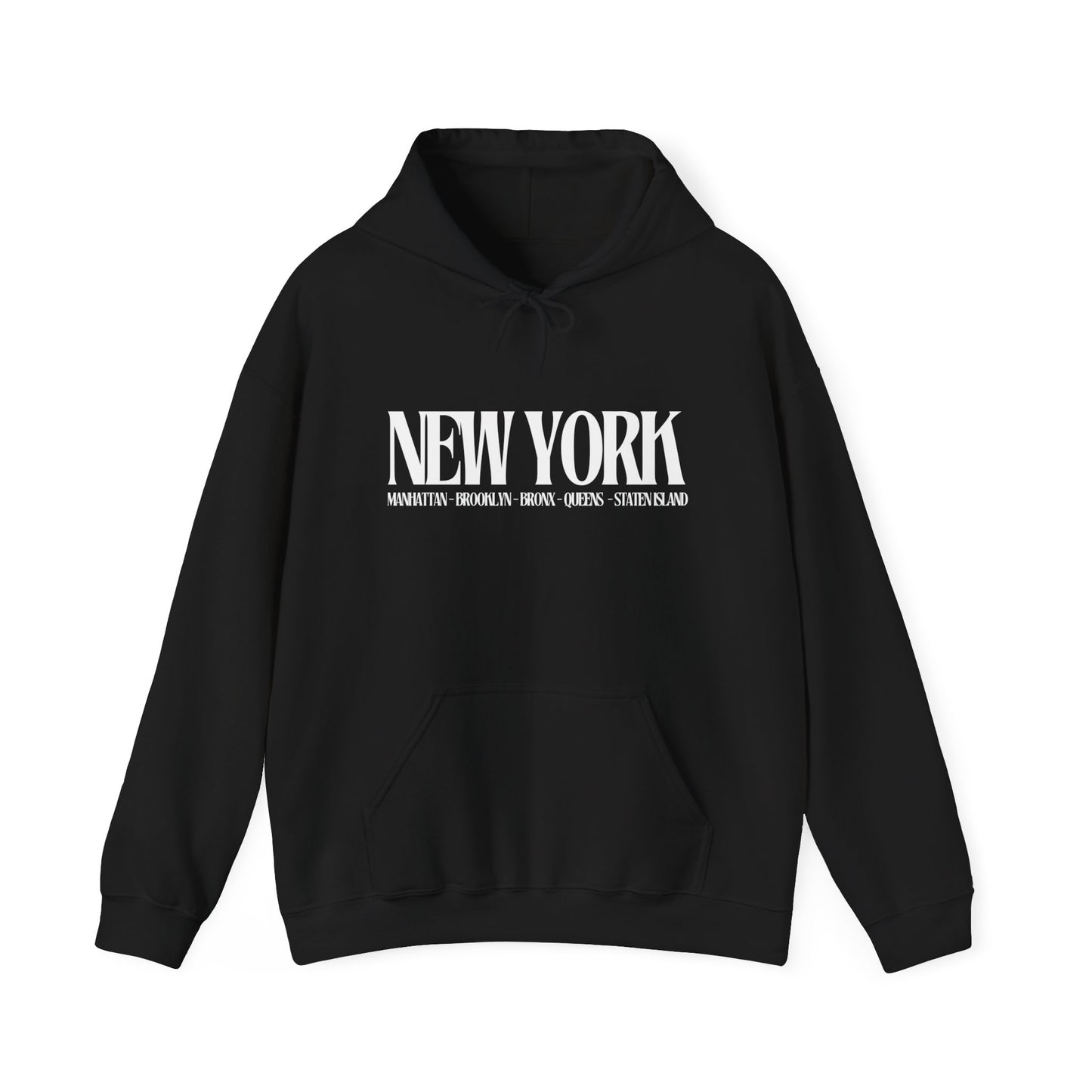 NYC hoodie black